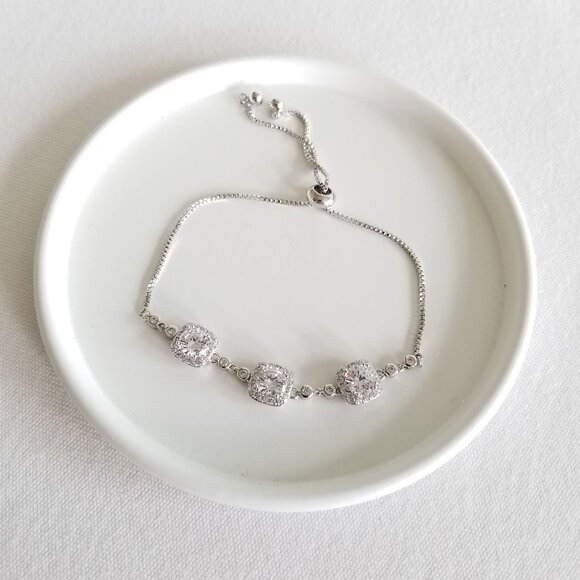 Cubic Zirconia Tennis Bracelet - NEW - Picture 6 of 7